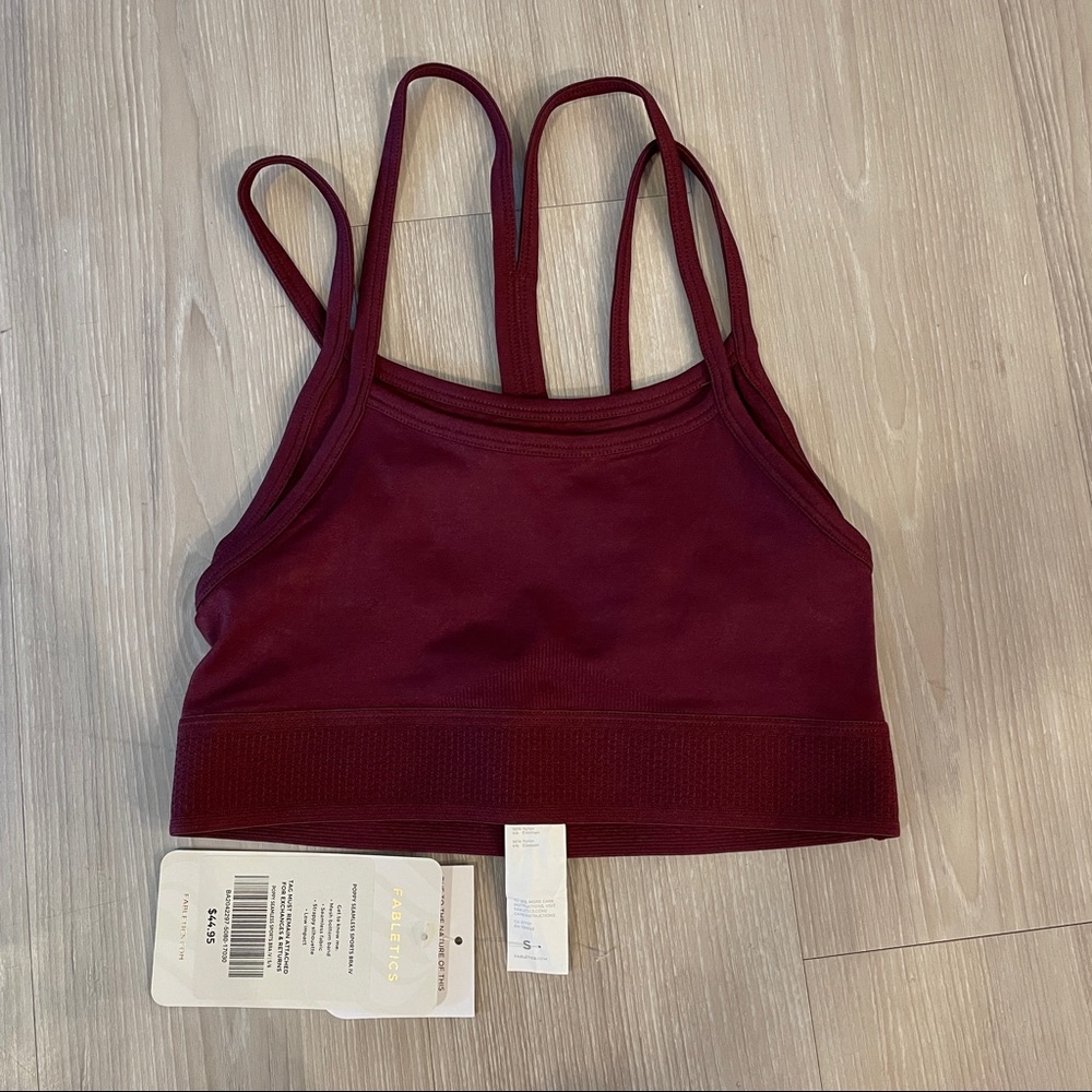 Fabletics poppy seamless sports bra